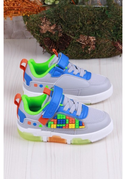 Cool Legos Rahat Hafif Sneaker Işıklı Erkek Çocuk Ayakkabı fiyatları