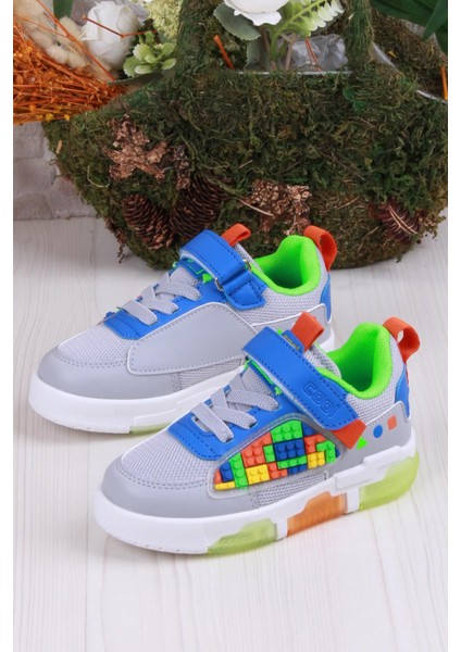 Cool Legos Rahat Hafif Sneaker Işıklı Erkek Çocuk Ayakkabı modelleri