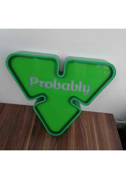 Probably Şerbetçiotu Logo Sign LED Işıklı Tabela fırsatları