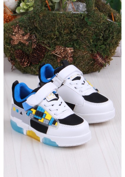 Cool Legos Rahat Hafif Sneaker Işıklı Erkek Çocuk Ayakkabı