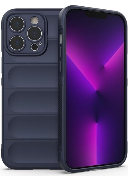 Iphone 16 Pro Max Kamera Korumalı Içi Kadife Leke Bırakmaz Dalga Desenli Kapak