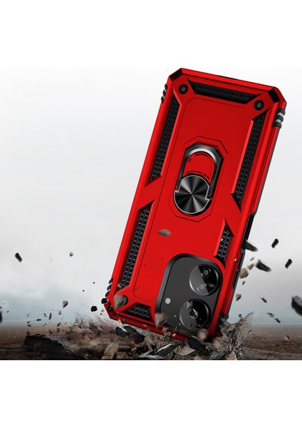 Xiaomi Redmi 13C Kılıf Yüzüklü Standlı Armour Darbe Emici Dayanıklı Tank Kapak fırsatları