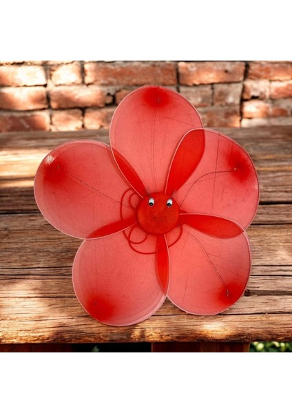 Kırmızı Çiçek Kanadı Çiçek Kostüm Aksesuarları 23 Nisan Gösteri Kanadı Kırmızı Çiçek Konsept Kanadı