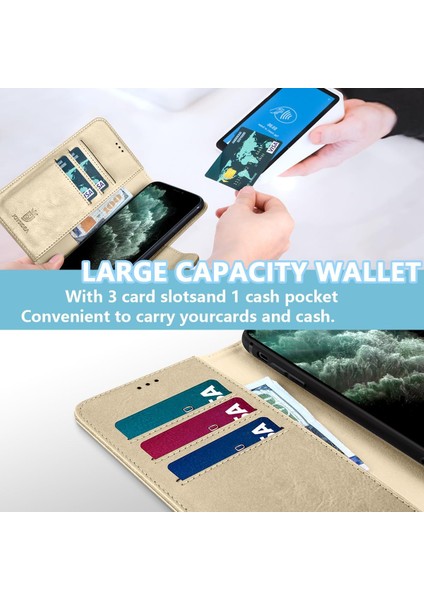 Xiaomi Redmi Note 12 4g Uyumlu Kılıf Deri Görünümlü Kapaklı Kartlıklı Standlı Kamera Koruyuculu Kapak fiyatları