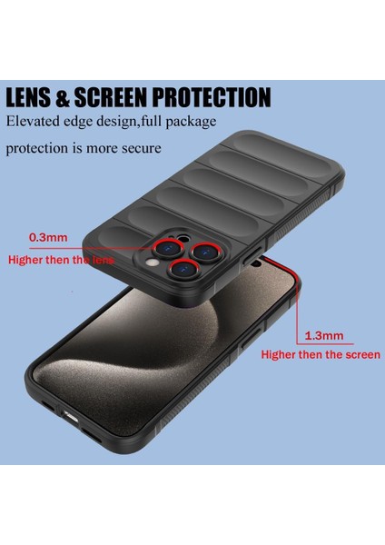 Iphone 16 Pro Max Kamera Korumalı Içi Kadife Leke Bırakmaz Dalga Desenli Kapak fiyatları