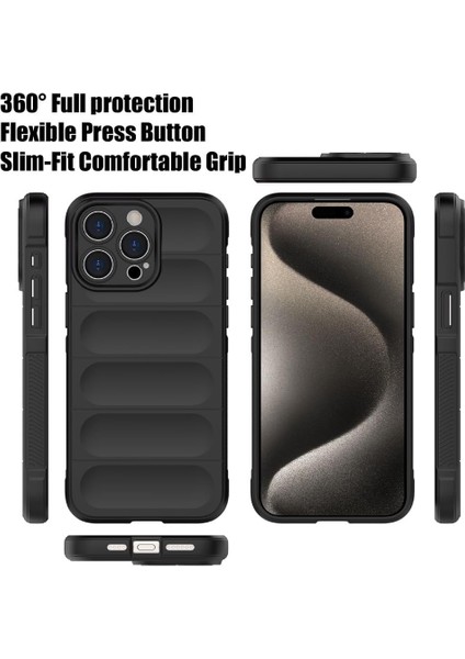 Iphone 16 Pro Max Kamera Korumalı Içi Kadife Leke Bırakmaz Dalga Desenli Kapak indirimleri