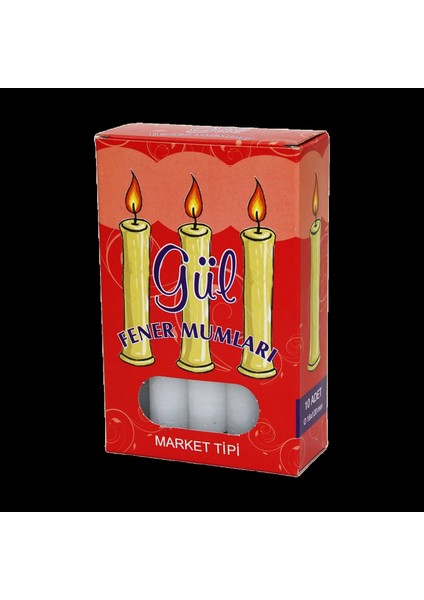 10 Parça Market Mum (4887)