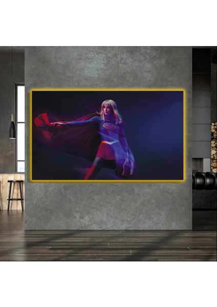 LED Işıklı Kanvas Tablo, 3D Dekoratif Baskılı Tablo Yapay Zeka Destekli Modern Tasarımlar 86