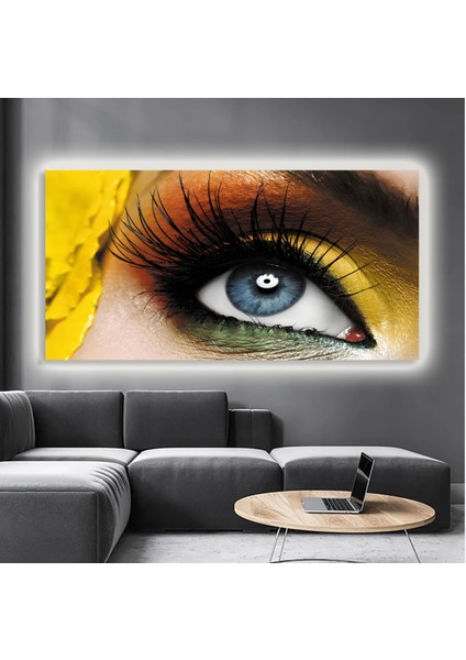 LED Işıklı Kanvas Tablo, 3D Dekoratif Baskılı Tablo Yapay Zeka Destekli Modern Tasarımlar 96