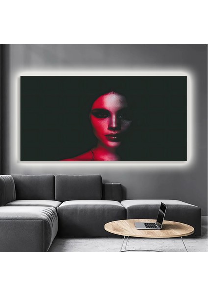LED Işıklı Kanvas Tablo, 3D Dekoratif Baskılı Tablo Yapay Zeka Destekli Modern Tasarımlar 72