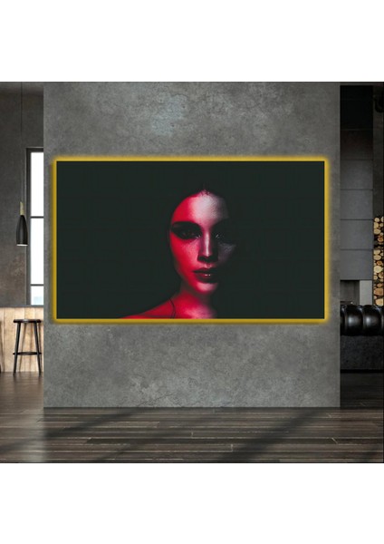 LED Işıklı Kanvas Tablo, 3D Dekoratif Baskılı Tablo Yapay Zeka Destekli Modern Tasarımlar 72