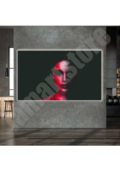 LED Işıklı Kanvas Tablo, 3D Dekoratif Baskılı Tablo Yapay Zeka Destekli Modern Tasarımlar 72