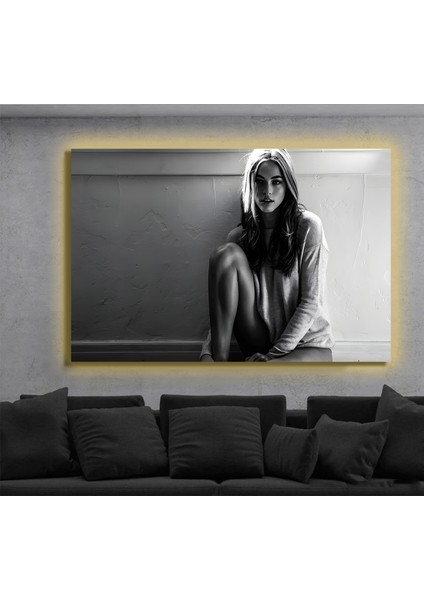 LED Işıklı Kanvas Tablo, 3D Dekoratif Baskılı Tablo Yapay Zeka Destekli Modern Tasarımlar 81