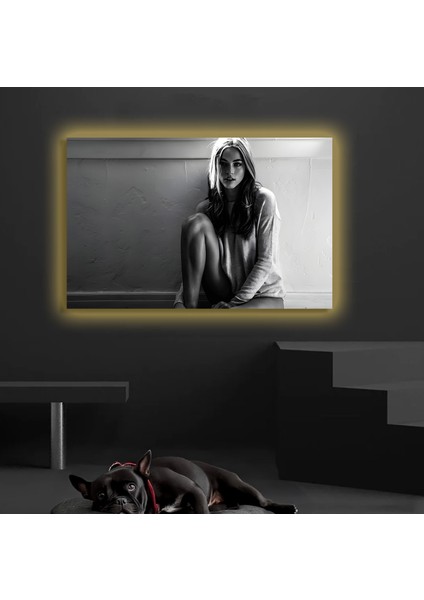 LED Işıklı Kanvas Tablo, 3D Dekoratif Baskılı Tablo Yapay Zeka Destekli Modern Tasarımlar 81