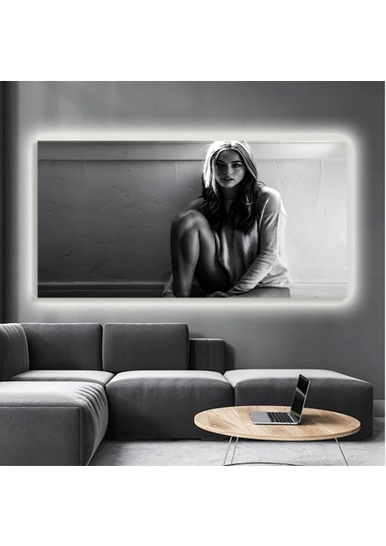 LED Işıklı Kanvas Tablo, 3D Dekoratif Baskılı Tablo Yapay Zeka Destekli Modern Tasarımlar 81
