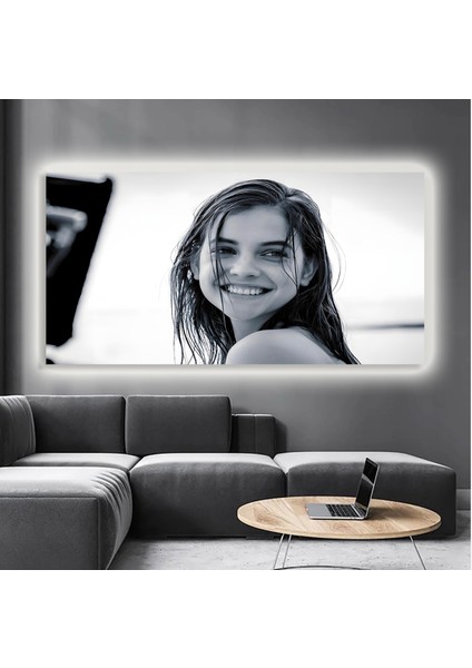 LED Işıklı Kanvas Tablo, 3D Dekoratif Baskılı Tablo Yapay Zeka Destekli Modern Tasarımlar 55