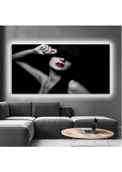 LED Işıklı Kanvas Tablo, 3D Dekoratif Baskılı Tablo Yapay Zeka Destekli Modern Tasarımlar 23