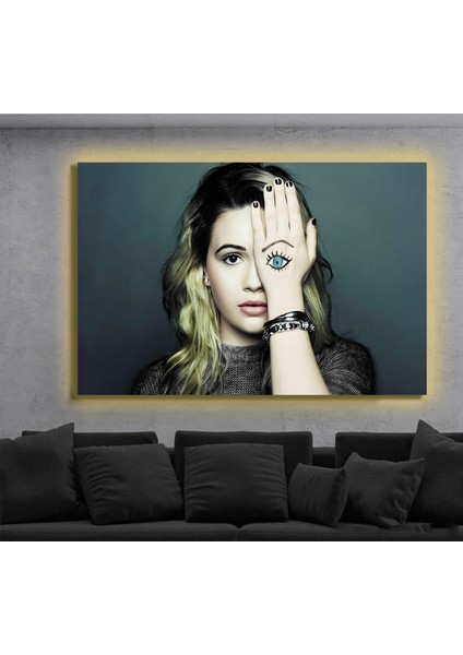 LED Işıklı Kanvas Tablo, 3D Dekoratif Baskılı Tablo Yapay Zeka Destekli Modern Tasarımlar 78