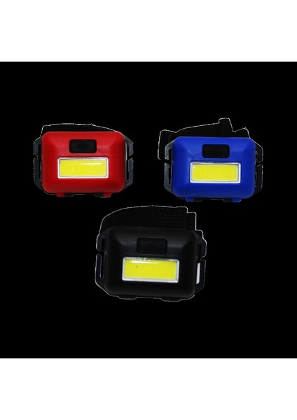 10W Cob Pilli Mini Kafa Lambası Fener (4887)