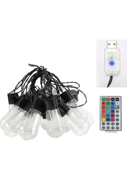 4.5m 10 LED Rgb Solar MZ3-006