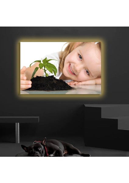 LED Işıklı Kanvas Tablo, 3D Dekoratif Baskılı Tablo Yapay Zeka Destekli Modern Tasarımlar 383
