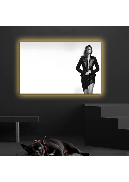 LED Işıklı Kanvas Tablo, 3D Dekoratif Baskılı Tablo Yapay Zeka Destekli Modern Tasarımlar 115