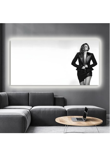 LED Işıklı Kanvas Tablo, 3D Dekoratif Baskılı Tablo Yapay Zeka Destekli Modern Tasarımlar 115