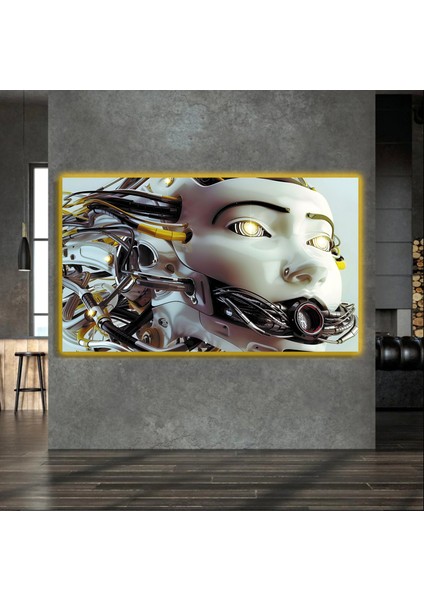 LED Işıklı Kanvas Tablo, 3D Dekoratif Baskılı Tablo Yapay Zeka Destekli Modern Tasarımlar 156