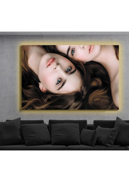 LED Işıklı Kanvas Tablo, 3D Dekoratif Baskılı Tablo Yapay Zeka Destekli Modern Tasarımlar 244