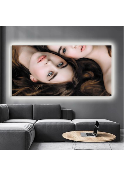 LED Işıklı Kanvas Tablo, 3D Dekoratif Baskılı Tablo Yapay Zeka Destekli Modern Tasarımlar 244