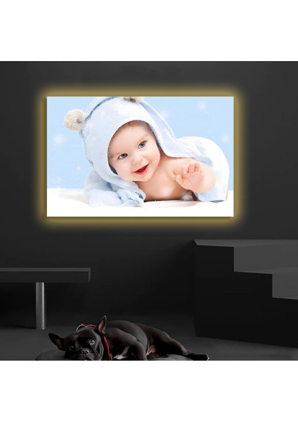 LED Işıklı Kanvas Tablo, 3D Dekoratif Baskılı Tablo Yapay Zeka Destekli Modern Tasarımlar 365