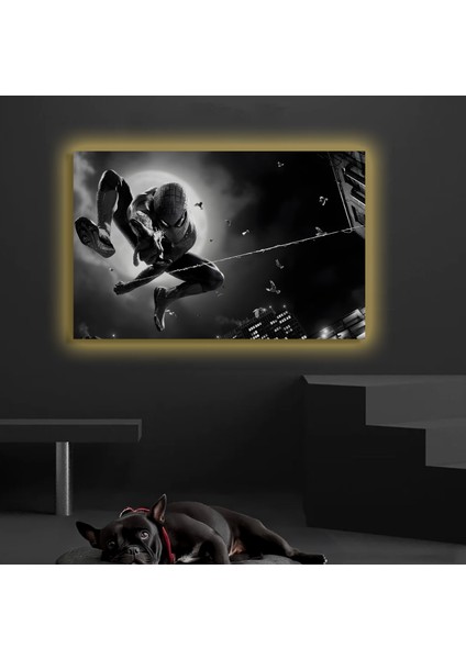LED Işıklı Kanvas Tablo, 3D Dekoratif Baskılı Tablo Yapay Zeka Destekli Modern Tasarımlar 255