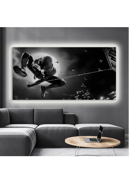 LED Işıklı Kanvas Tablo, 3D Dekoratif Baskılı Tablo Yapay Zeka Destekli Modern Tasarımlar 255
