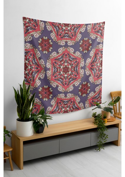 Bohem,yoga, Meditasyon,burçlar ve Mandala Temalı, Duvar Örtüsü 9