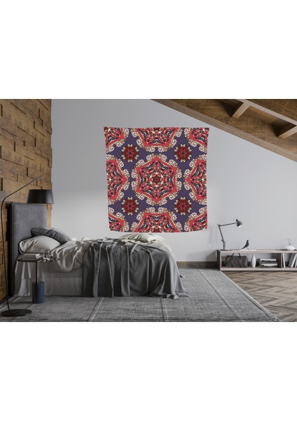 Bohem,yoga, Meditasyon,burçlar ve Mandala Temalı, Duvar Örtüsü 9