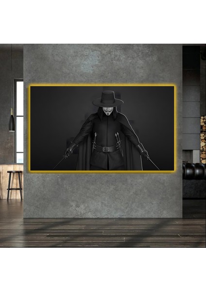 LED Işıklı Kanvas Tablo, 3D Dekoratif Baskılı Tablo Yapay Zeka Destekli Modern Tasarımlar 267