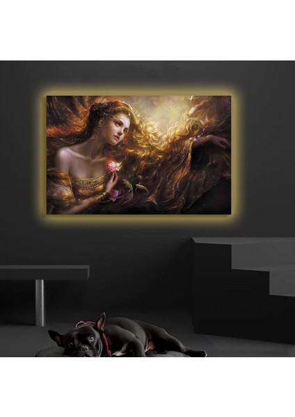 LED Işıklı Kanvas Tablo, 3D Dekoratif Baskılı Tablo Yapay Zeka Destekli Modern Tasarımlar 340 fiyatları