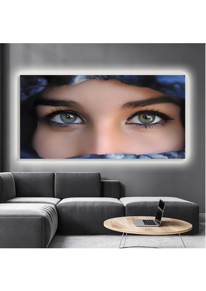LED Işıklı Kanvas Tablo, 3D Dekoratif Baskılı Tablo Yapay Zeka Destekli Modern Tasarımlar 346
