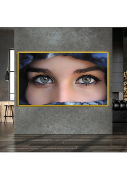 LED Işıklı Kanvas Tablo, 3D Dekoratif Baskılı Tablo Yapay Zeka Destekli Modern Tasarımlar 346