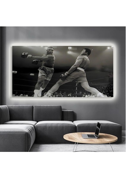 LED Işıklı Kanvas Tablo, 3D Dekoratif Baskılı Tablo Yapay Zeka Destekli Modern Tasarımlar 269