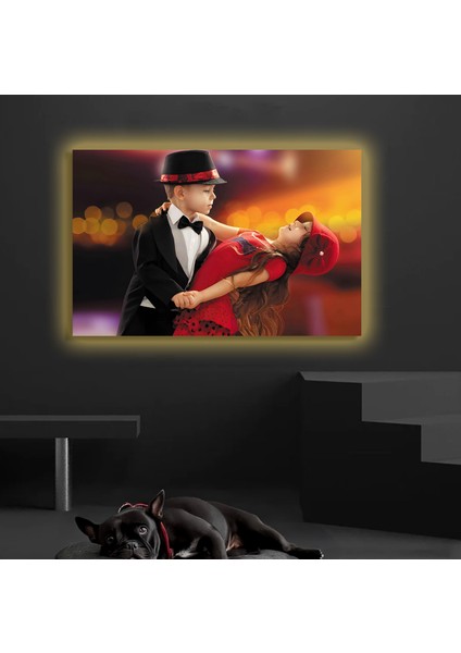 LED Işıklı Kanvas Tablo, 3D Dekoratif Baskılı Tablo Yapay Zeka Destekli Modern Tasarımlar 379