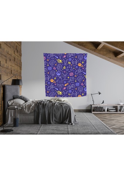 Bohem,yoga, Meditasyon,burçlar ve Mandala Temalı, Duvar Örtüsü 80 fırsatları