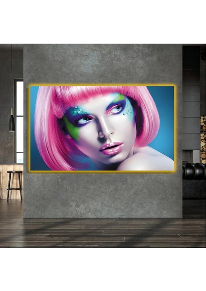 LED Işıklı Kanvas Tablo, 3D Dekoratif Baskılı Tablo Yapay Zeka Destekli Modern Tasarımlar 454