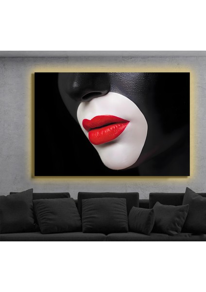 LED Işıklı Kanvas Tablo, 3D Dekoratif Baskılı Tablo Yapay Zeka Destekli Modern Tasarımlar 522