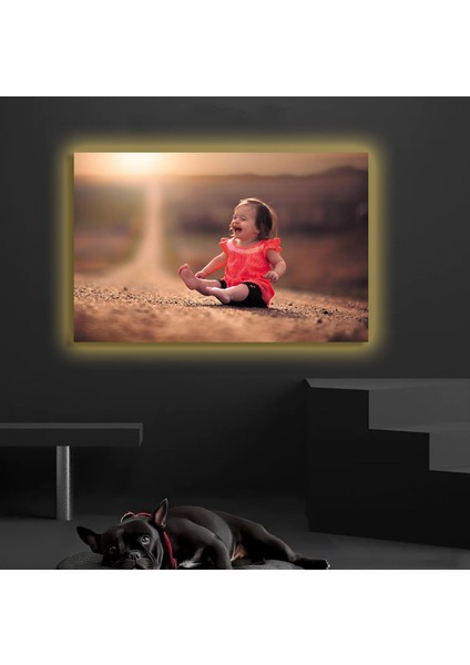 LED Işıklı Kanvas Tablo, 3D Dekoratif Baskılı Tablo Yapay Zeka Destekli Modern Tasarımlar 387