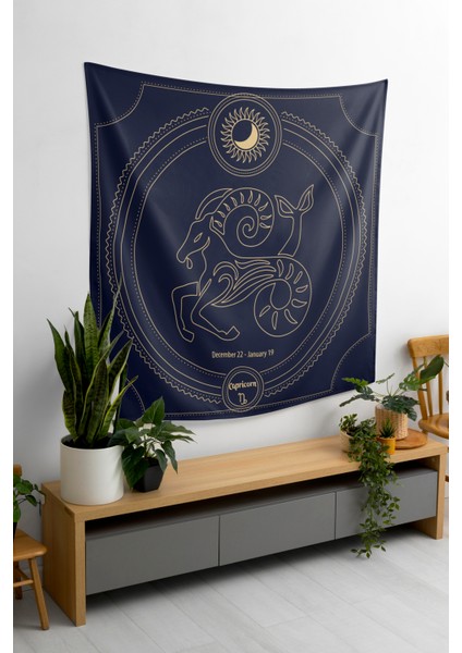 Bohem,yoga, Meditasyon,burçlar ve Mandala Temalı, Duvar Örtüsü 22