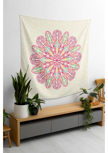 Bohem,yoga, Meditasyon,burçlar ve Mandala Temalı, Duvar Örtüsü 72