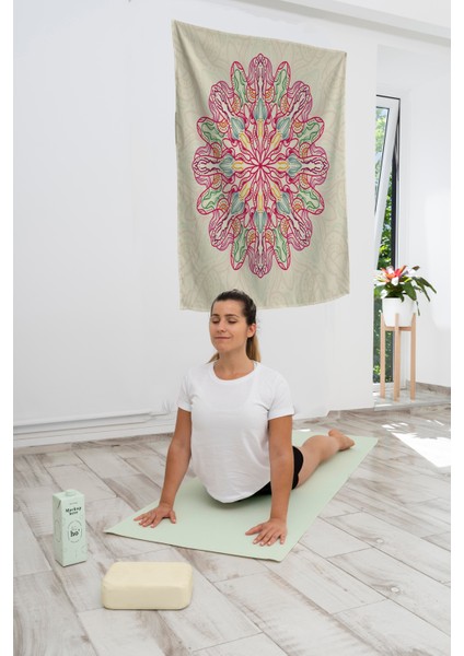 Bohem,yoga, Meditasyon,burçlar ve Mandala Temalı, Duvar Örtüsü 72