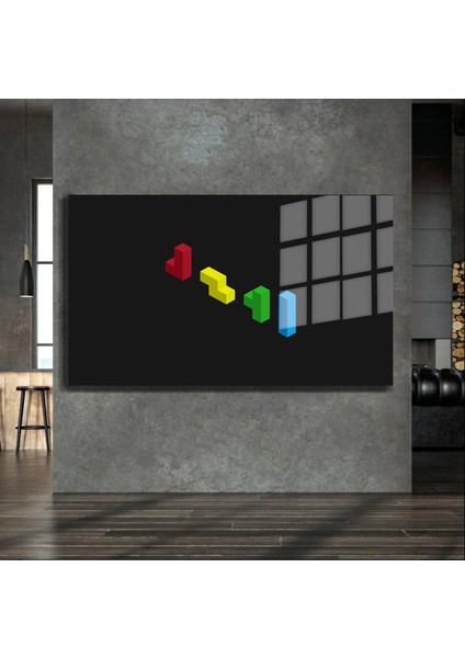 Sanatsal Yapayzeka, Creative Art, 3D Dekoratif Baskı Yatay Cam Tablo 298