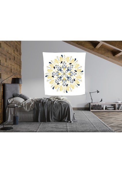 Bohem,yoga, Meditasyon,burçlar ve Mandala Temalı, Duvar Örtüsü 66